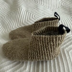 Bombas Kids Cozy Brown Slippers